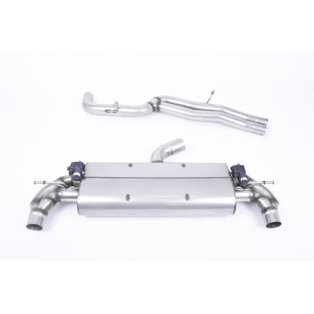 Ligne d'échappement Catback inox MILLTEK Audi TTRS 2.5 TFSI MK3 - Sans FAP(2016à+) Embout Chrome