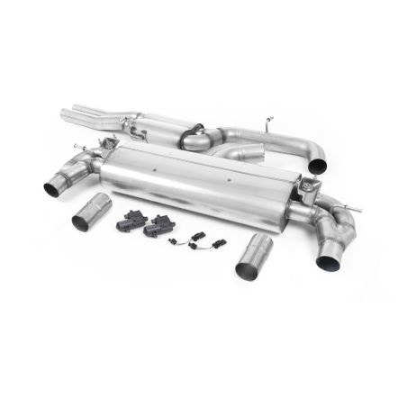 Ligne d'échappement FAP Back inox MILLTEK Audi RS3 8V Berline 400Ch - Avec FAP(2019à+) Embout Chrome