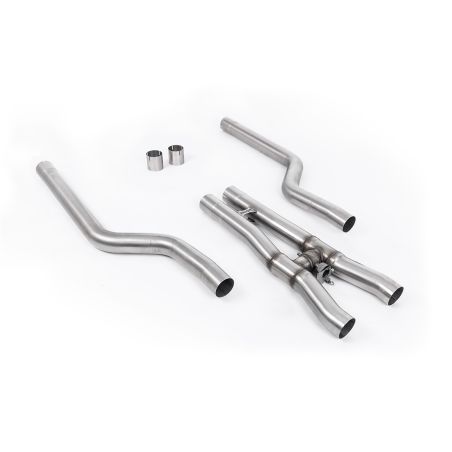 Active Centre H-Pipe inox MILLTEK BMW M8 F91/F92 + Competition - Avec FAP(2020à+)