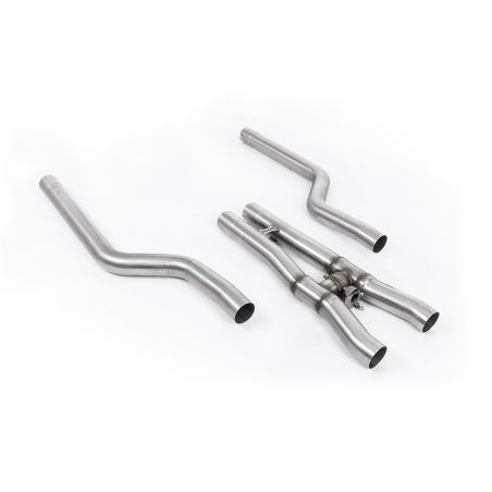 Active Centre H-Pipe inox MILLTEK BMW M8 F91/F92 + Competition - Avec FAP(2020à+)