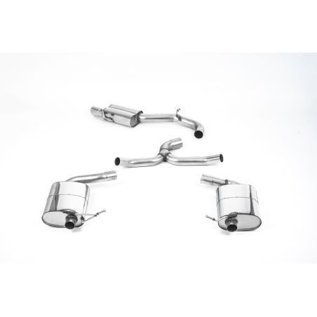 Ligne d'échappement FAP Back inox MILLTEK Seat Leon ST Cupra 300 (4x4) Estate - Avec FAP(2019à2020) Embout Chrome