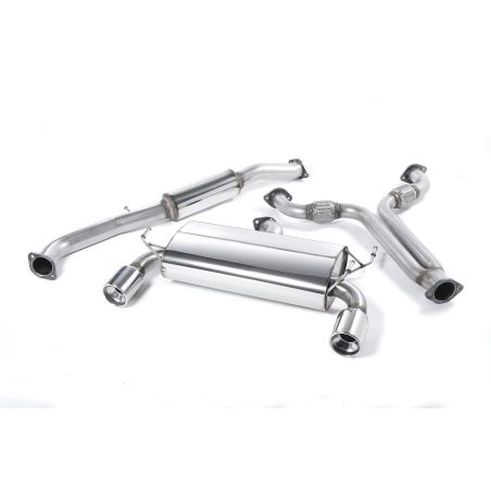 Ligne d'échappement Catback inox MILLTEK Nissan 350Z 3.5 V6(2003à2010) Embout Chrome