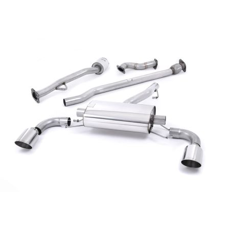 Ligne d'échappement Catback inox MILLTEK Subaru BRZ 2.0-litre(2012à2021) Embout Chrome