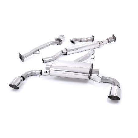 Ligne d'échappement Catback inox MILLTEK Subaru BRZ 2.0-litre(2012à2021) Embout Chrome