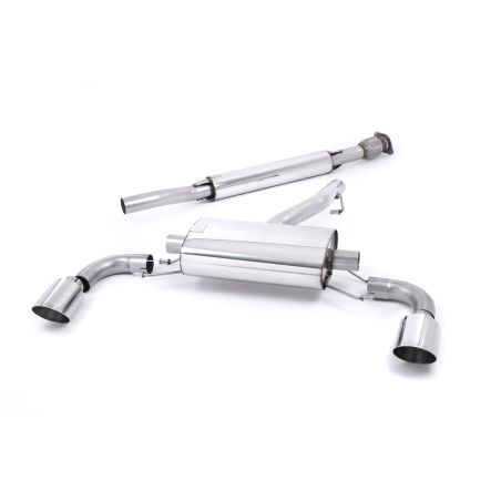 Ligne d'échappement Catback inox MILLTEK Toyota GR86 2.4 Litre(2022à+) Embout Chrome