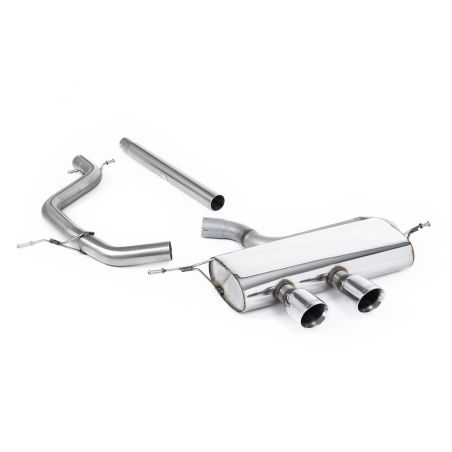 Ligne d'échappement Catback inox MILLTEK VW Golf 5 2.0 TDI 140Ch(2004à2009) Embout Chrome