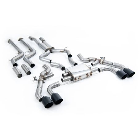 Ligne d'échappement Catback inox MILLTEK BMW X3M G01 LCI + Competition(2022à+) Embout Noir