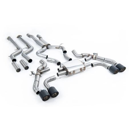 Ligne d'échappement Catback inox MILLTEK BMW X3M G01 LCI + Competition(2022à+) Embout Carbone