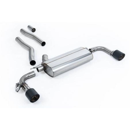 Ligne d'échappement FAP Back inox MILLTEK BMW 128ti F40 5 Portes(2021à+) Embout Carbone