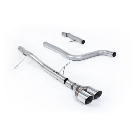 Ligne d'échappement FAP Back inox MILLTEK Ford Fiesta Mk8 1.0T EcoBoost ST-Line (155Ch Hybrid) (2020à+) Embout Chrome