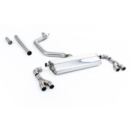 Ligne d'échappement FAP Back RACE inox MILLTEK Seat Leon Cupra Leon Mk4 Hatch 300Ch(2021à+)