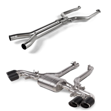 Ligne d'échappement AKRAPOVIC pour BMW X6M F96 / X5M F95 + Compétition (2024+)