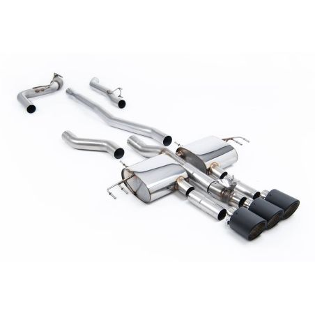 Ligne d'échappement inox CAT Back MILLTEK pour HONDA Integra Type S DE5 2,0T 320Ch (2023+)(Loud) Embout Carbone