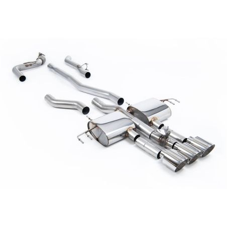 Ligne d'échappement inox CAT Back MILLTEK pour HONDA Integra Type S DE5 2,0T 320Ch (2023+)(Loud) Embout Chrome