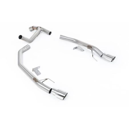 Ligne d'échappement FAP Back inox MILLTEK pour FORD Ranger 2,0 TDCI 205Ch Diesel (2022+) Embout Chrome