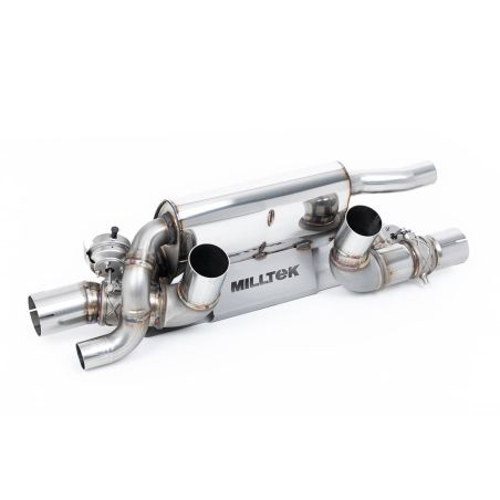 Silencieux d'échappement à valves MILLTEK pour PORSCHE 991.2 3.0 T S GTS PSE (2015-2019) Embouts Chrome