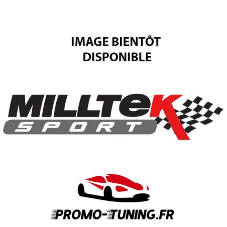 Ligne d'échappement FAP-Back inox MILLTEK pour TOYOTA Yaris GR 1,6T Génération 2 (2024+)(ECE) Embouts Carbone