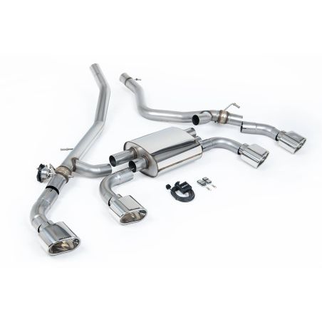 Silencieux d'échappement à valves MILLTEK pour RANGE ROVER Sport P460e P510e P550e 3.0l I6 Hybrid L461 (2023+) Embouts Chrome