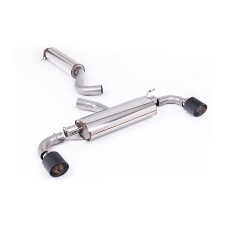 Ligne d'échappement FAP-Back inox MILLTEK pour TOYOTA Yaris GR 1,6T Génération 2 (2024+)(ECE) Embouts Carbone