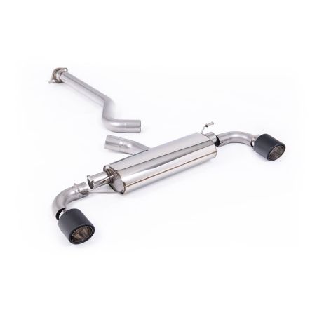 Ligne d'échappement FAP-Back inox MILLTEK pour TOYOTA Yaris GR 1,6T Génération 2 (2024+) Embouts Carbone