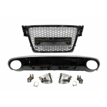 Kit Carrosserie Audi A4 Look RS4 B8 2009-2012 Tuning Tuning